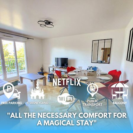 5' Disneyland Cozy Appartment Montévrain Kültér fotó